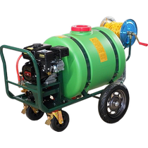 Pétrol Haute pression Diesel Power Beating Machine Agricultural Breeding Disinfection Spray Sprayer Fruit Tree Pesticide Spray Cart