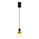 Bedroom bedside chandelier that can be raised and lowered in simple mid-century style