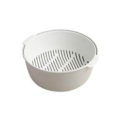 Qingqingmei sink drain basket kitchen living room fruit plate double-layer vegetable basket plastic rack hanging vegetable basket