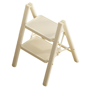 Two-step kitchen ladder foldable double-layer foot stool Two-step kitchen ladder foldable double-layer foot stool