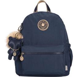 Danny Bear Traveling Bag Women's Backpack Student Backpack Niche Pure Color Pure Color Bags Casual Traveling