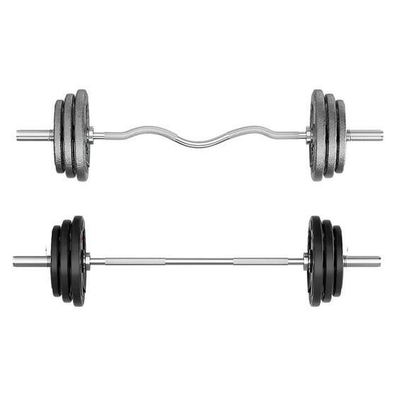 Olympic barbell solid cast iron fitness home adjustable