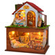 Diy cabin handmade forest baking house loft