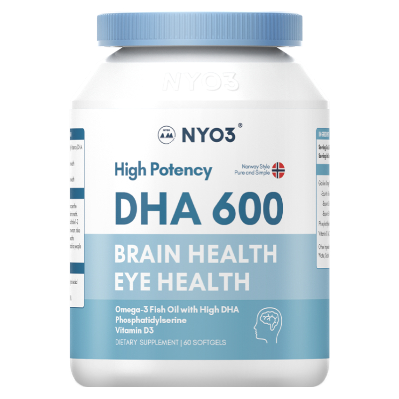 NYO3 Norwegian high DHA fish oil students' memory