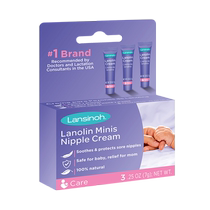 (Self-operated) Lansinoh pure lanolin repair cream nipple protection cream lanolin cream 7g*3 pieces