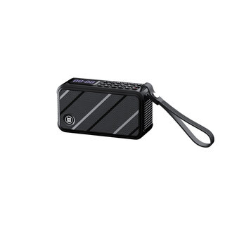 The elderly storytelling, singing and opera radio is loud and portable