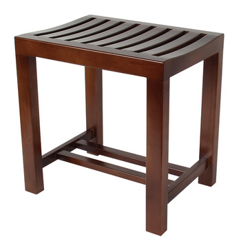 Bathroom Stool for the Elderly, Non-Slip Shower Room Bath Stool, Bathroom Solid Wood Stool, Elderly Bath Stool, Foot Washing Stool