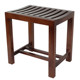 Solid wood non-slip bath stool anticorrosive wood bathroom stool