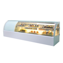 Lechuang cake cabinet refrigerated display cabinet commercial fruit cooked food dessert sushi cabinet air-cooled desktop fresh-keeping cabinet 256