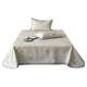 Summer cool sheets ice silk soft mat three-piece set high-end digital printing washable thin air-conditioning mat