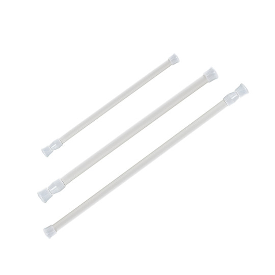 日本免打孔伸缩杆多功能迷你小收纳收缩杆子浴帘窗帘晾衣置物撑杆