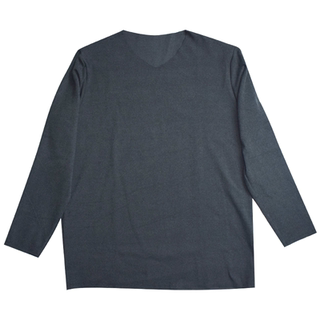 德绒无痕保暖上衣男士磨绒发热加肥加大码长袖加厚秋衣打底内衣冬