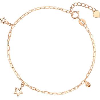 Chow sang sang mint series christmas tree star bracelet