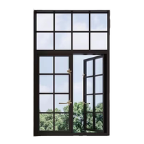 法式复古拱形平开窗户封阳台餐厅阁楼窗户定制长虹玻璃卧室采光窗