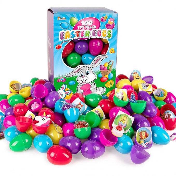 Children's 2025 New Toy Car Easter Set DIY Rabbit Car Easter Egg Easter Capsule Gift