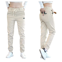 New niche chic six-pocket casual pants for men 2024 summer fashion trend Korean version versatile loose leggings pants