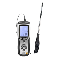 CEM retractable hot-wire anemometer DT8880 thermal air conditioning duct wind speed and air volume temperature tester