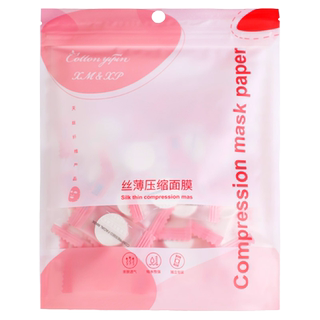 Ultra-thin compressed facial mask for spa wet compress