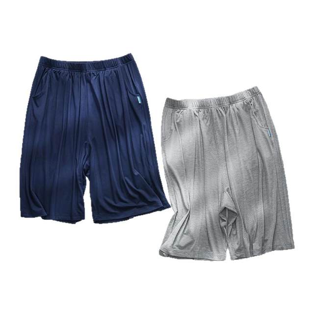 Summer thin loose five-point pants Modal cotton pajamas