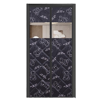 Winter windproof and warm cotton door curtain thickened anti-chilling wind-proof for home waterproof and soundproof magnetic self-sucking insulation