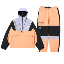 The same style as the variety show Nan Ens new ski suit single and double snowboard pants mens and womens pullover warm and waterproof NC134