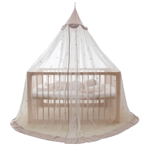 JOBIBI婴儿床蚊帐全罩式通用儿童蚊帐支架宝宝防蚊罩落地升降