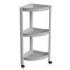 Multi-layer triangular storage rack bathroom floor storage rack toilet supplies storage rack kitchen clip trolley