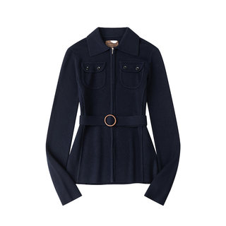 Cycledocument slim waist zipper jacket