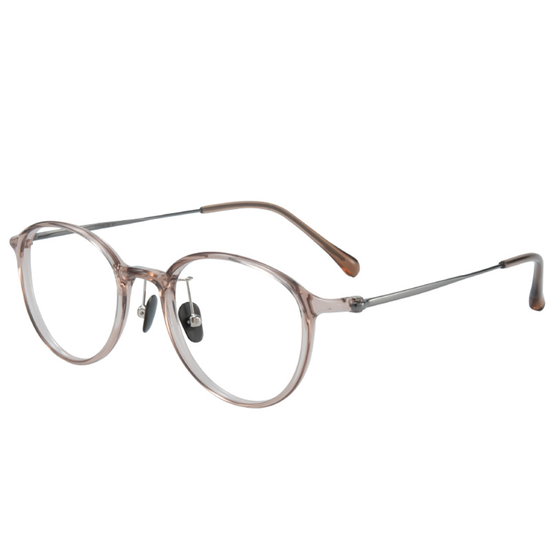 Highly myopic glasses frames for men and women, ultra-light small frames, can be equipped with prescriptions for small faces, square and round faces, slimming, transparent Korean style