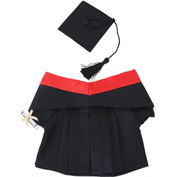 Doll Graduation Robe Doll Doll ເຄື່ອງແບບປະລິນຍາປະລິນຍາເອກ ເຄື່ອງແບບປະລິນຍາເອກ ເຄື່ອງແບບຫມີຮຽນຈົບ Bear ເຄື່ອງນຸ່ງເດັກນ້ອຍມະຫາວິທະຍາໄລໂຮງຮຽນອະນຸບານຮົງກົງ