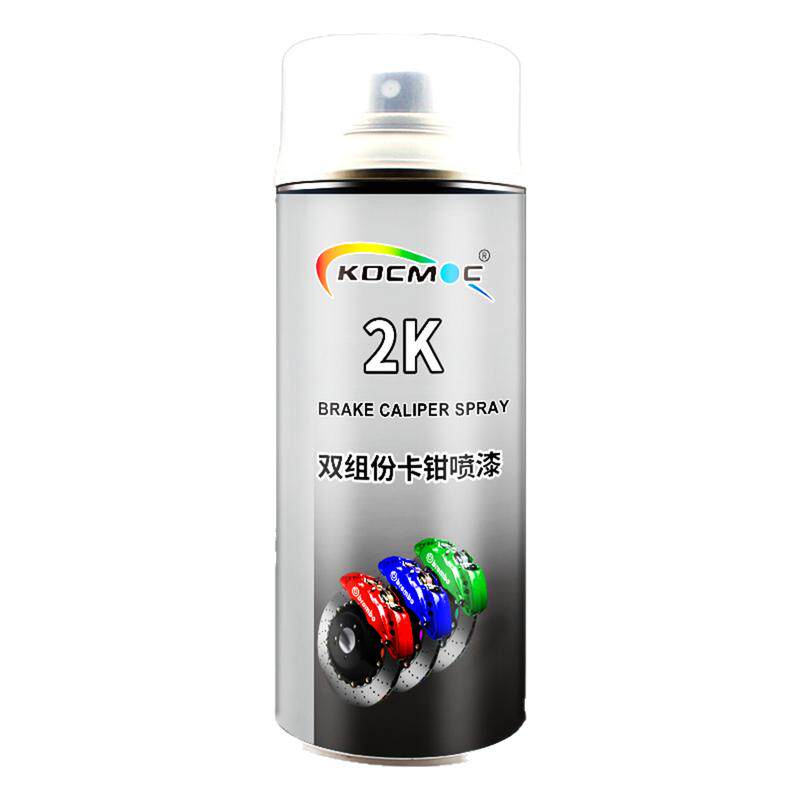High temperature resistant caliper spray paint two-component modified self-spray paint