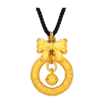 Rêve Golden Garden au grand Princesse Papillon knot tricoté pendentif pendentif Ping Un pendentif fermoir doré Collier Birthday Don à copine