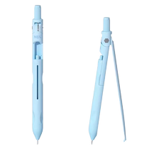 NBX 3-го поколения Four-in-one-one-one-round mea pen upgrade Multifunction Compass Начальная Школа Ученики Младших Классов Средней Школы Специальный Рисунок Пресс-действие Автоматическое Карандашное Металлическое Компас Линейка