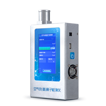 Negative oxygen ion detector