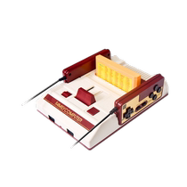 Xiaobawang D99 red and white machine with yellow card inserted post-80s TV FC double handle classic nostalgic old-fashioned home game console 340