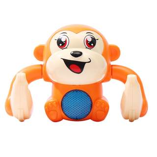 Electric voice controlled somersault little monkey toy flip monkey