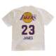 美式湖人队篮球詹姆斯23号短袖T恤运动训练服重磅纯棉长袖打底衫