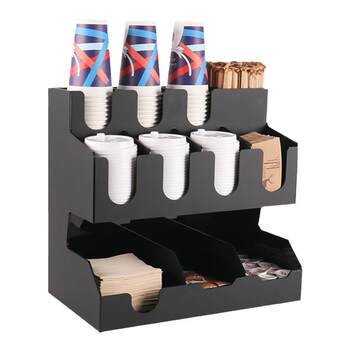 Multifunctional storage rack straw storage box