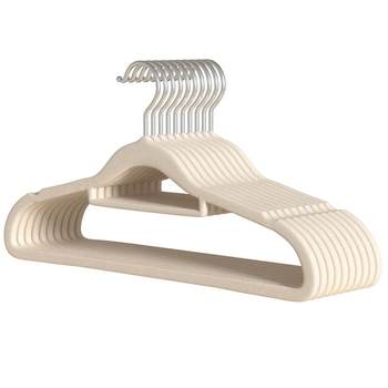 Strongly recommended by soft flocking hanger organizer