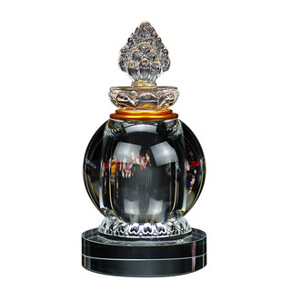 Luo xin yuan crystal relic pagoda sealed transparent crystal bottle
