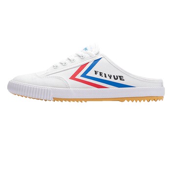 ເກີບຜ້າໃບ feiyue ເຄິ່ງເກີບສໍາລັບຜູ້ຊາຍແລະແມ່ຍິງ, ເກີບສີຂາວ, slip-ons, dafu feiyue heelless ເກີບຫ້ອງການ