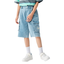 Balabala childrens clothing girls skirts summer dresses medium and large childrens dresses sweet and fashionable A-line skirts with bow ties