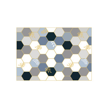 Upgraded version of pvc wipeable no-wash floor mat