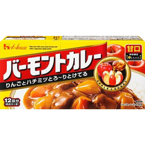 Japanese imported good house apple curry Vermont sweet curry 230g childrens bibimbap soup