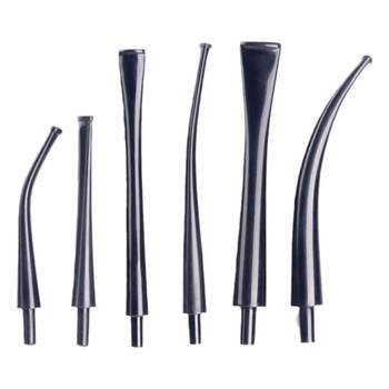3mm Pipe Stem, Pipe Tail, Colorful Mouthpiece, Straight and Curved Pipe Stem, Pipe Accessories, Consumables, He Wang Smoking Set