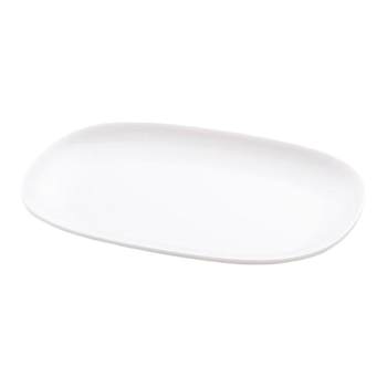 Metamine tableware plate commercial dining plate white rice noodles dish