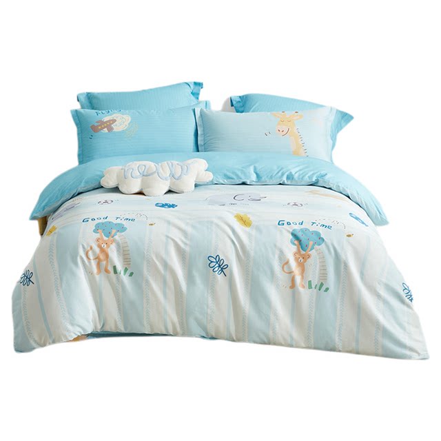 Luolai Combed All-Cotton Antibacterial Three-Piece Set
