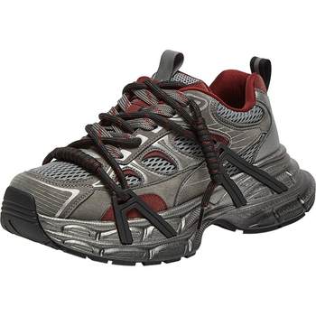 Bestu 2025 spring new shopping mall fashionable sports dad shoes thick soled women's casual shoes d5126am5