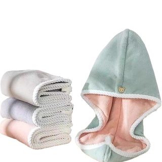 双层加厚干发帽女吸水速干包头发毛巾擦头洗头新款包头巾浴帽薄款