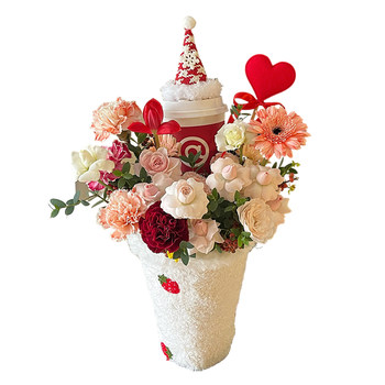 Xinyou creative christmas popular plush milk tea cup